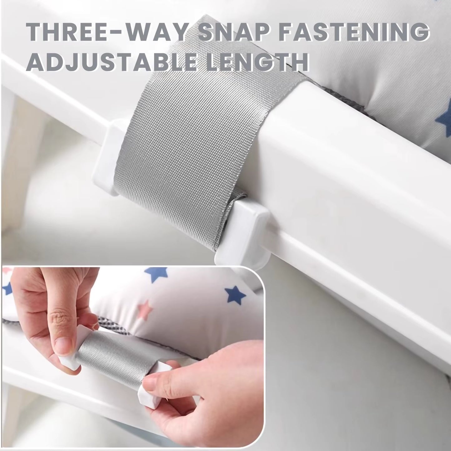 Faltbare Babybadewanne mit Thermometer & Badekissen hinweise