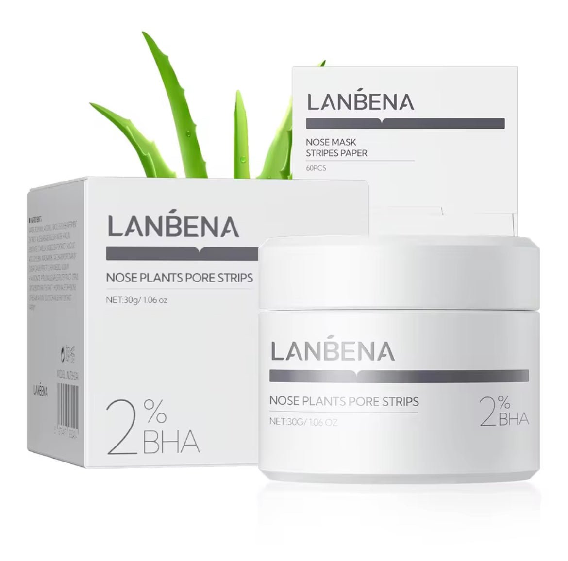 LANBENA Tiefenreinigende Peel-Off-Maske – Porentiefe Reinigung mit Aktivkohle - Glanzhaut
