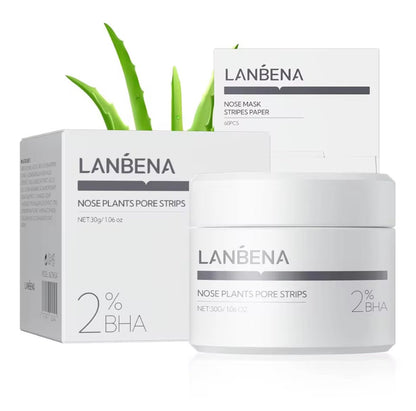 LANBENA Tiefenreinigende Peel-Off-Maske – Porentiefe Reinigung mit Aktivkohle - Glanzhaut