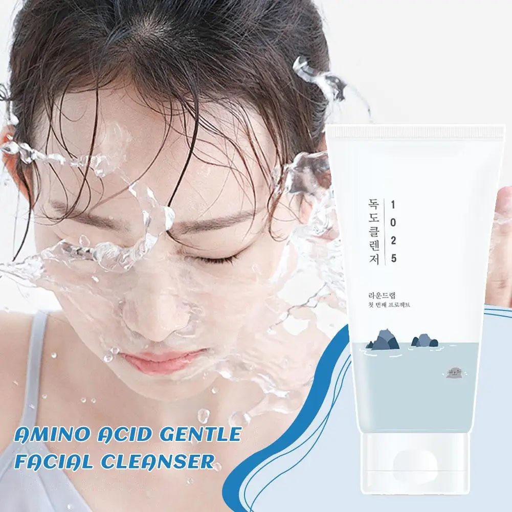 ROUND LAB 1025 Dokdo Cleanser-Aminosäure Gesichtsreiniger 150 ml – Sanfte Tiefenreinigung & Milde Pflege für Empfindliche Haut - Glanzhaut