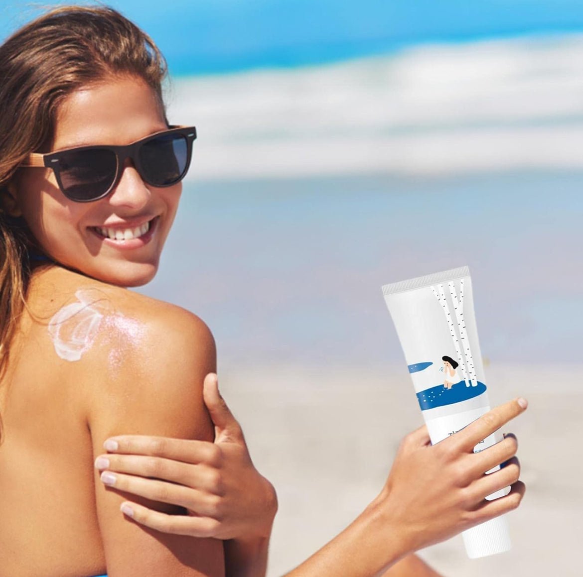 ROUND LAB Gesichtssonnencreme Spf 50+ PA++++ – Hoher UVA-/UVB-Schutz – 50ML - Glanzhaut