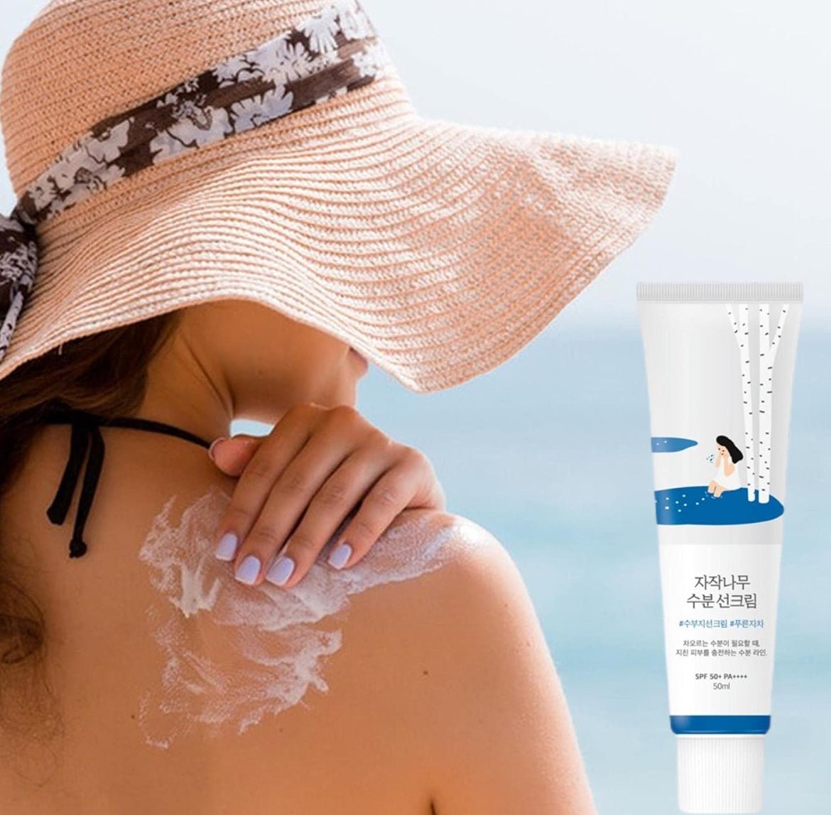 ROUND LAB Gesichtssonnencreme Spf 50+ PA++++ – Hoher UVA-/UVB-Schutz – 50ML - Glanzhaut