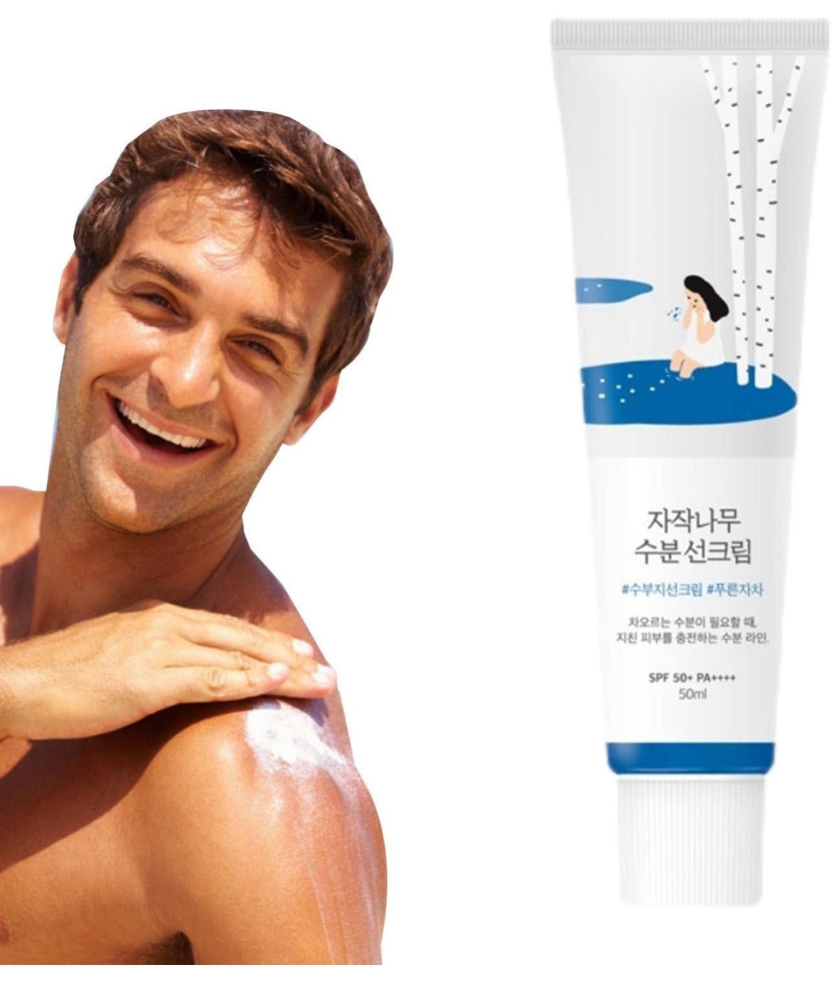 ROUND LAB Gesichtssonnencreme Spf 50+ PA++++ – Hoher UVA-/UVB-Schutz – 50ML - Glanzhaut