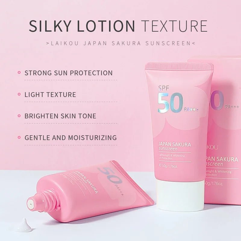 Sakura Sonnenschutz-Creme SPF50 - Glanzhaut