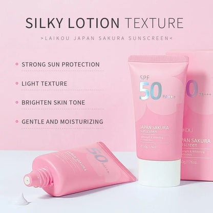 Sakura Sonnenschutz-Creme SPF50 - Glanzhaut
