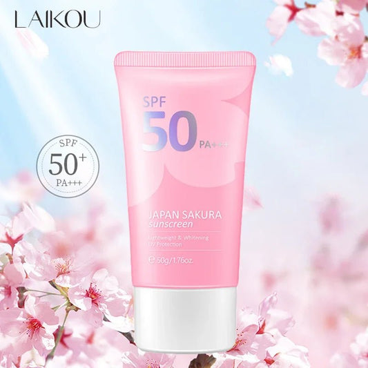 Sakura Sonnenschutz-Creme SPF50 - Glanzhaut