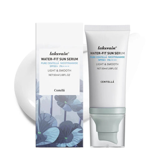 SKIN1004 Madagascar Centella Hyalu-cica Water-Fit Sun Serum Sonnencreme SPF 50+ – UV-Schutz & Antioxidativer Pflege – Feuchtigkeitsspendende Isolation Cream für Gesicht - Glanzhaut