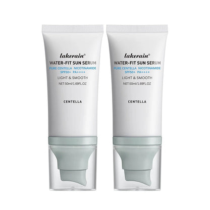 SKIN1004 Madagascar Centella Hyalu-cica Water-Fit Sun Serum Sonnencreme SPF 50+ – UV-Schutz & Antioxidativer Pflege – Feuchtigkeitsspendende Isolation Cream für Gesicht - Glanzhaut