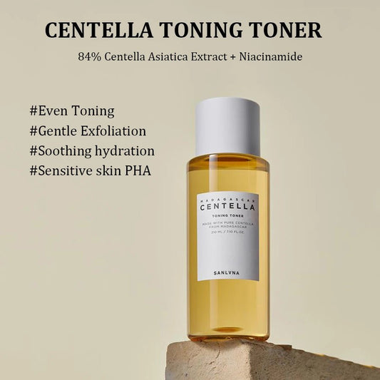 SKIN1004 Madagascar Centella Toning Toner 210 ml – Beruhigendes & Sanft Peelendendes Gesichtswasser - Glanzhaut
